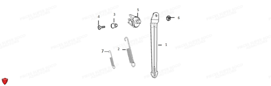 BEQUILLE TC MAX SUPER SOCO PIECES TC MAX