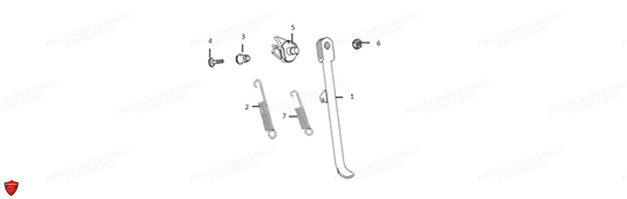 BEQUILLE TSX SUPER SOCO PIECES TSX