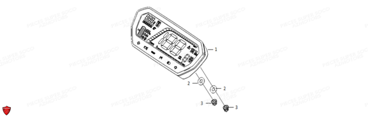 Compteur Tsx SUPER SOCO Pièces TSx SOCO ORIGINE