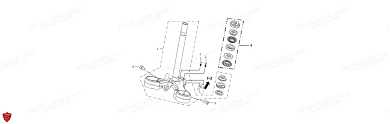 TE INFERIEUR TSX SUPER SOCO PIECES TSX