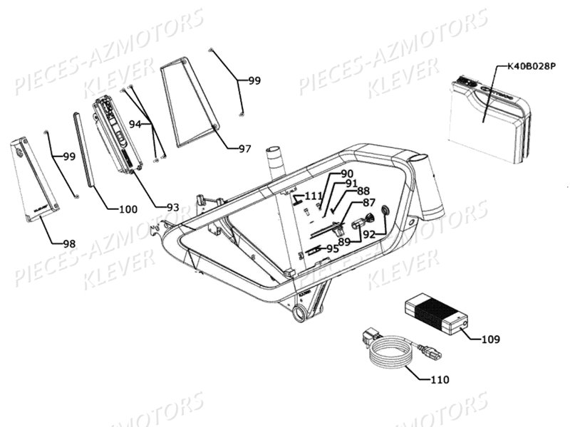 Alimentation Electrique KLEVER Pieces KLEVER X COMMUTER