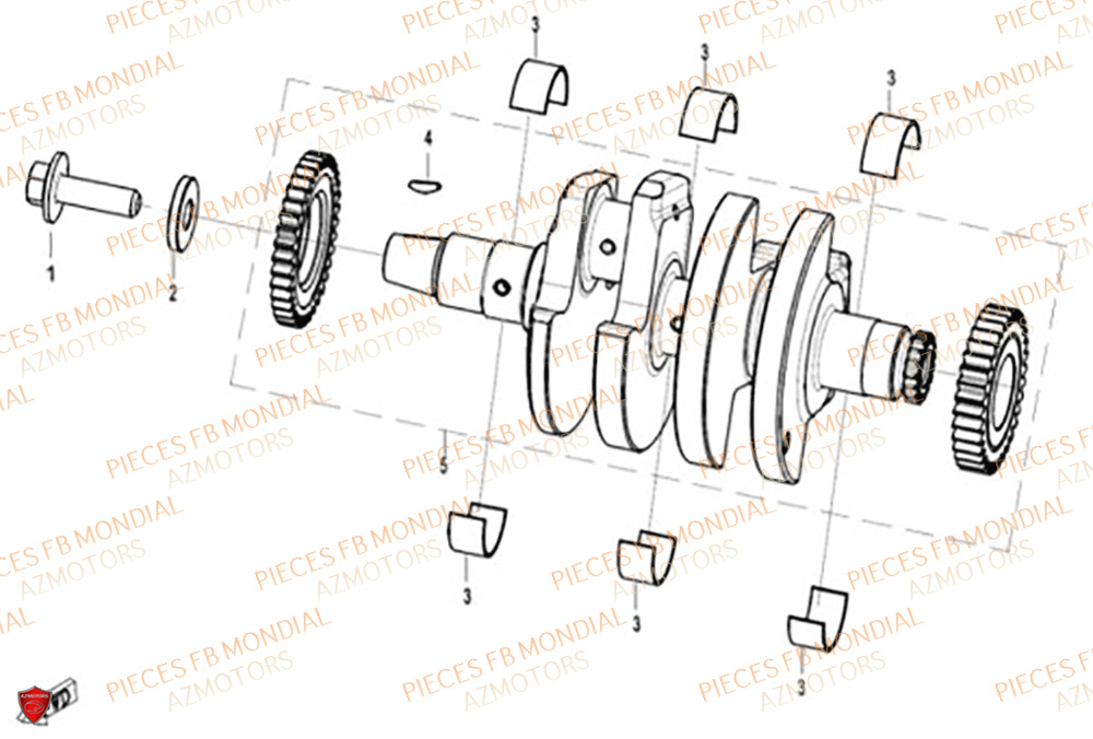 Vilebrequin FB MONDIAL Pieces PIEGA 452 ABS M5