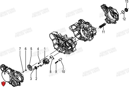 Pompe A Huile FB MONDIAL Pieces PIEGA 125 ABS M3 (2023)