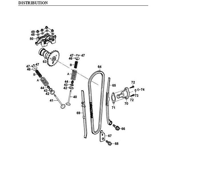 DISTRIBUTION pour PULSAR125