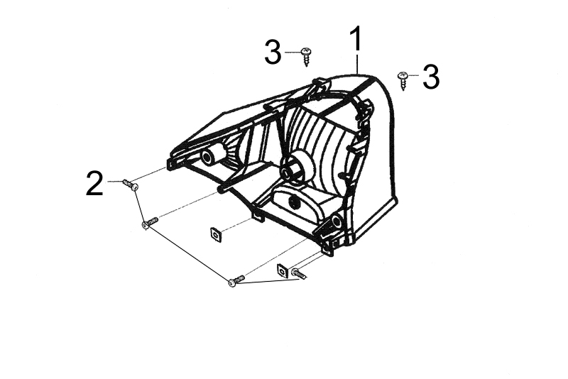 FEU ARRIERE pour PULSAR125II