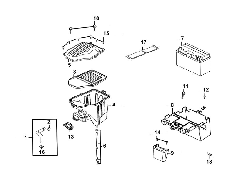 Batterie Boite A Air AZMOTORS 
