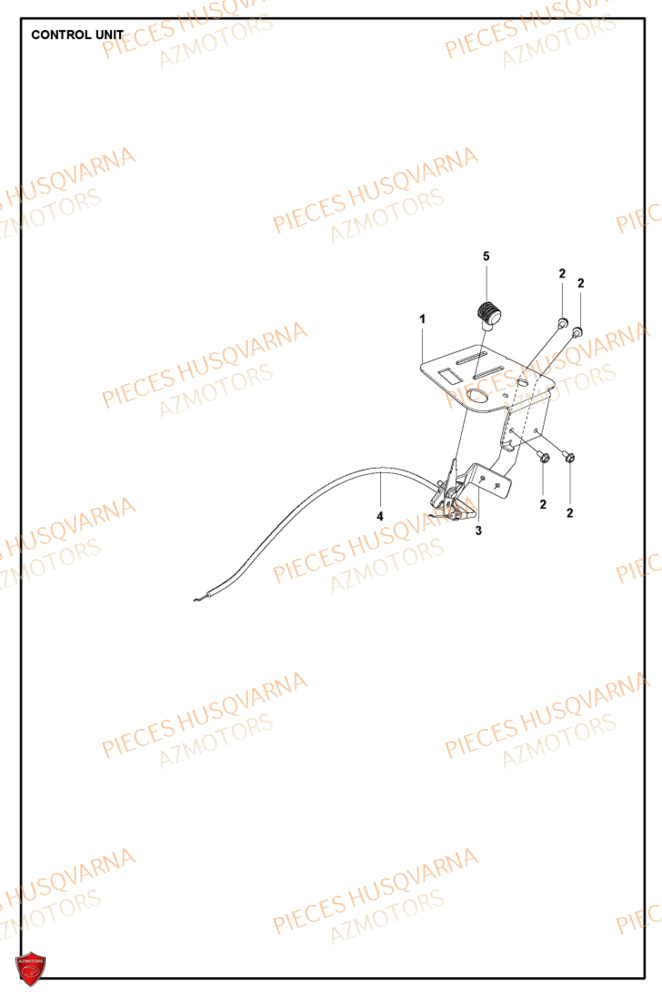 Commandes HUSQVARNA PIECES TONDEUSE AUTOPORTEE R214C RIDER HUSQVARNA