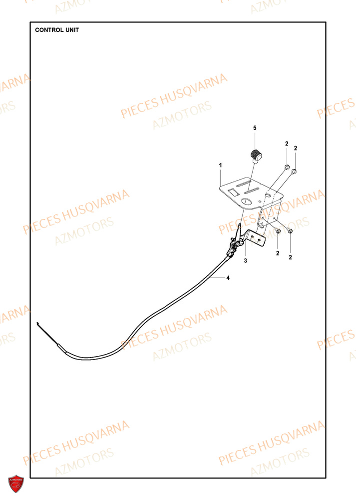 Commandes HUSQVARNA PIECES TONDEUSE AUTOPORTEE R214TC Comfort edition HUSQVARNA