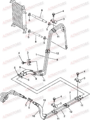 SYSTEME DE REFROIDISSEMENT AZMOTORS R7
