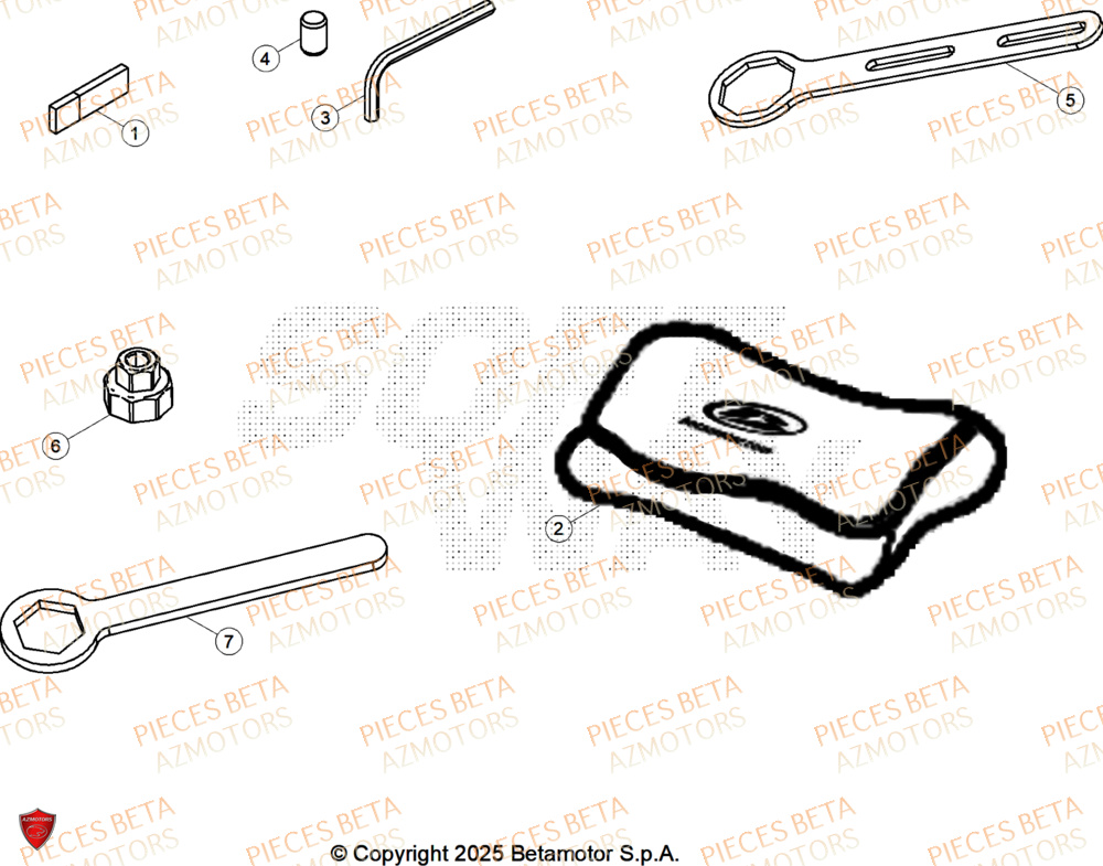 Manuel BETA Pieces Beta RR 200 RACE 2T - 2026