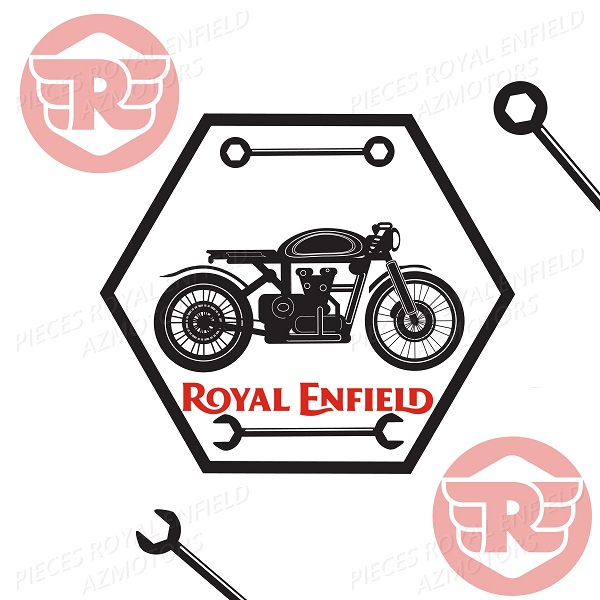 1_REVISION_ENTRETIEN ROYAL ENFIELD Pieces ROYAL ENFIELD CLASSIC 500 REDDITCH (E4) RED / BLUE / GREEN (2017-2019)