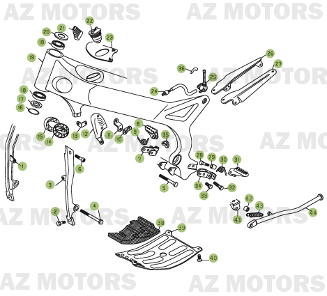 Accessoires Du Chassis BETA Pièces BETA REV-3 125CC - [2006]