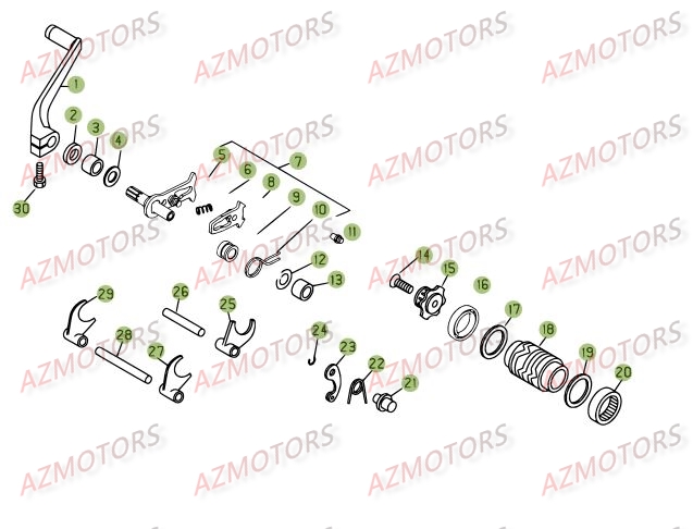 COMMANDE BOITE A VITESSES BETA REV 3 125 08