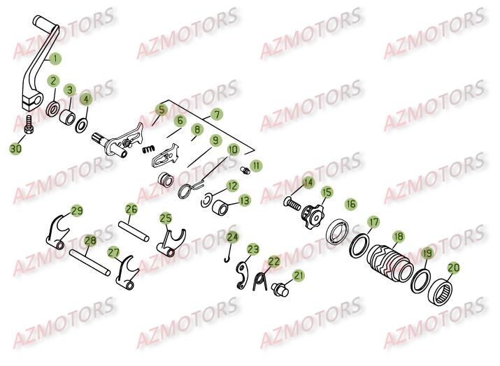 COMMANDE BOITE A VITESSES BETA REV 3 200 08