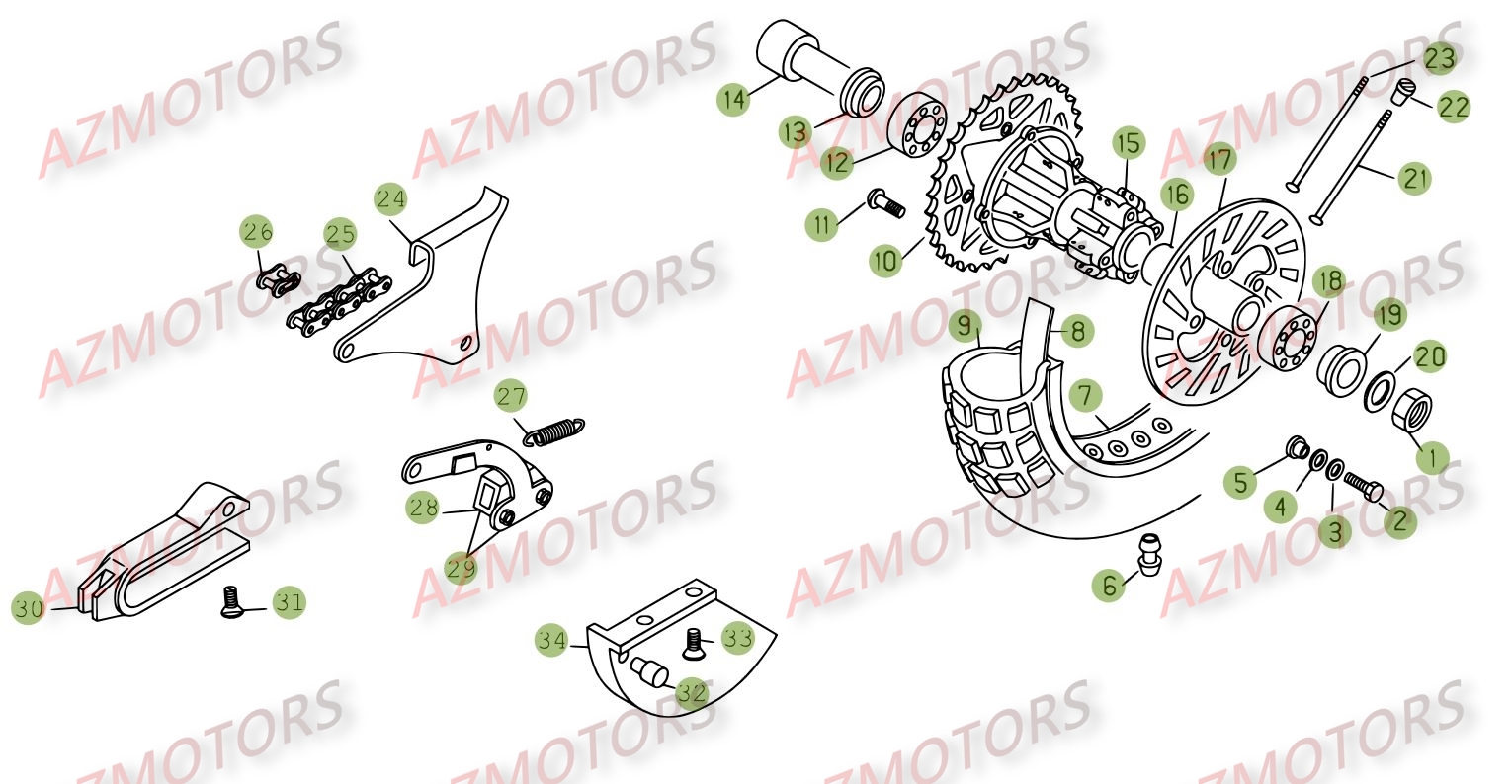 ROUE ARRIERE BETA REV 3 200 08