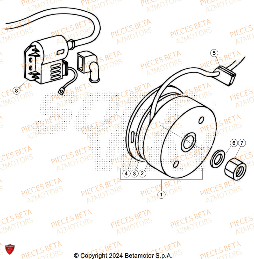 Allumage BETA Pièces BETA REV 80 JUNIOR - (2026)
