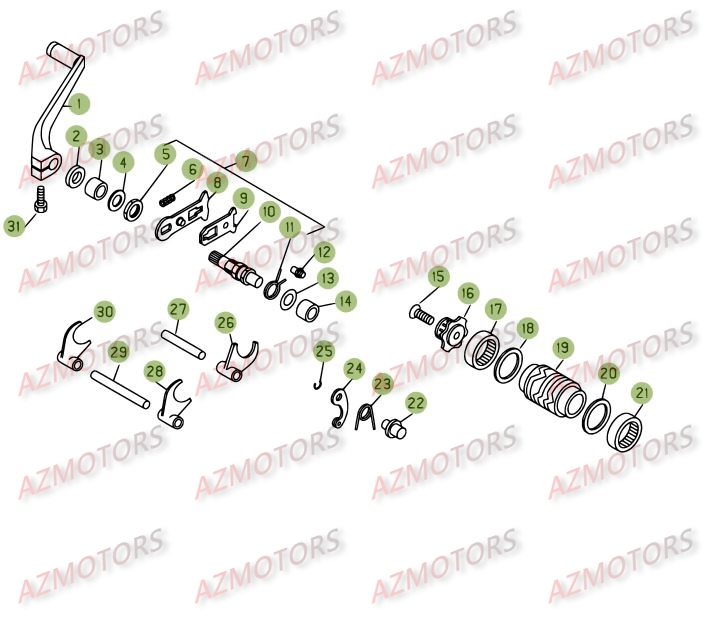 COMMANDE BOITE A VITESSES BETA REV3 200 05