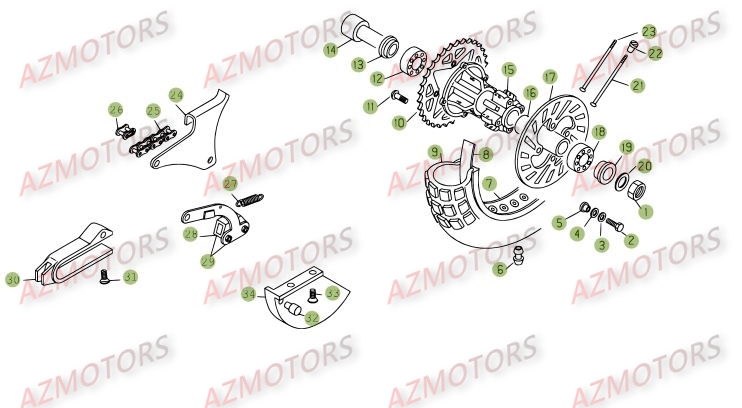 ROUE ARRIERE BETA REV3 250 05