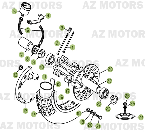 Roue Avant BETA Pièces BETA REV 3-250cc  - [2006]