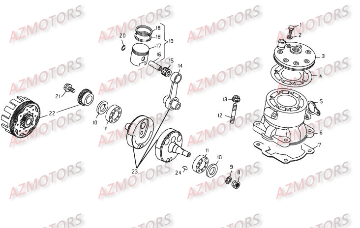 VILEBREQUIN   PISTON   CONTRE ARBRE BETA REV3 270 05