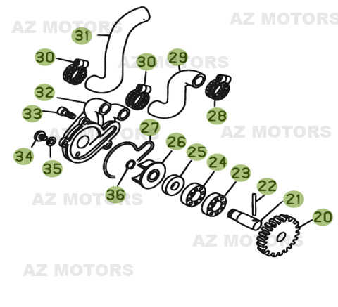 Circuit De Lubrification BETA Pièces BETA REV 3-270cc  - [2006]