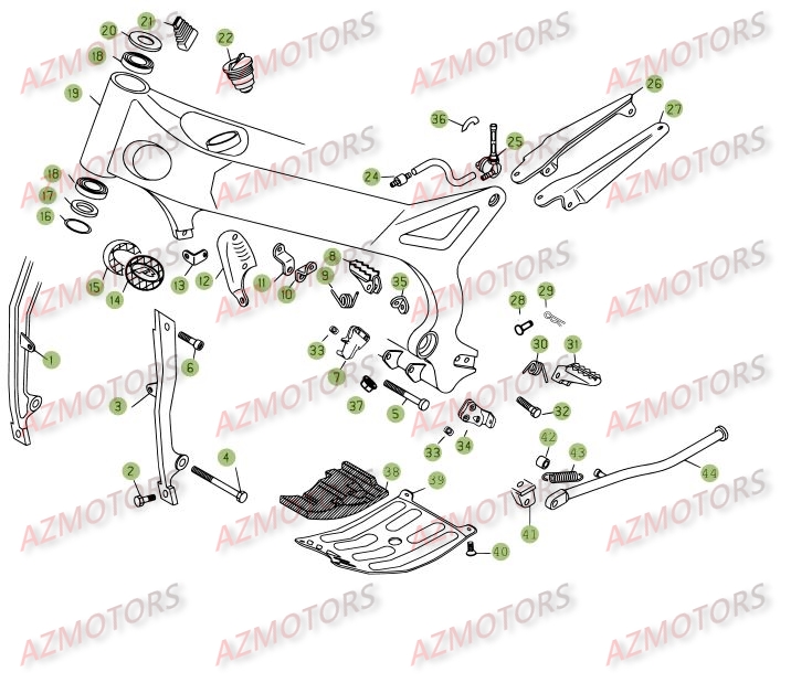Accessoires Du Chassis BETA Pièces BETA REV 3-270cc  - [2008]