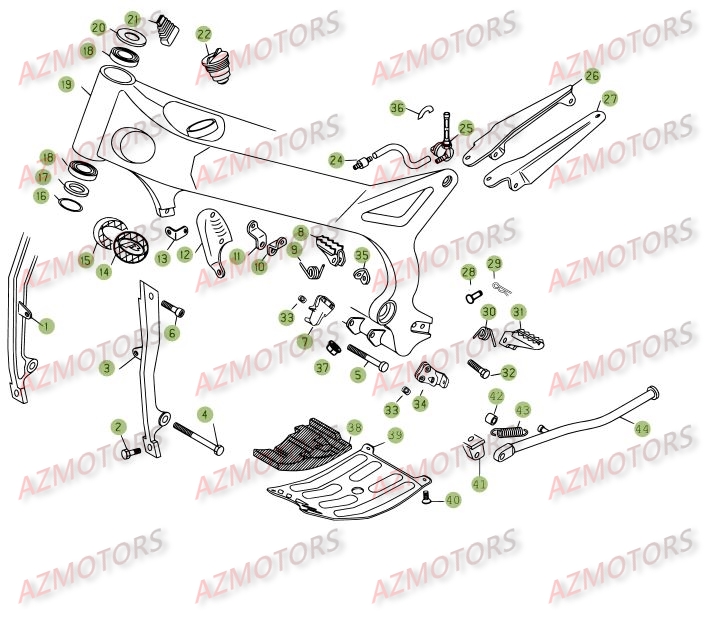 ACCESSOIRES DU CHASSIS BETA REV3 270 08