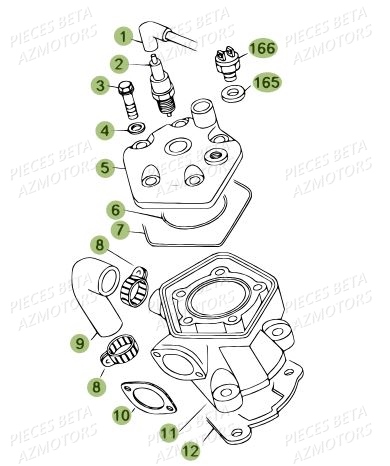 CYLINDRE AZMOTORS REV 80 09