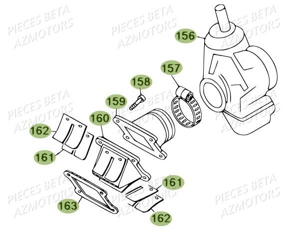 Carburateur BETA Pièces BETA REV 80 - [2010-2011]