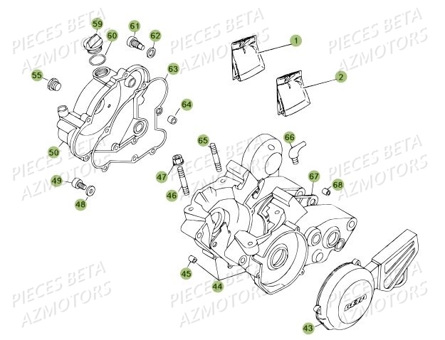 Carter BETA Pièces BETA REV 80 - [2010-2011]