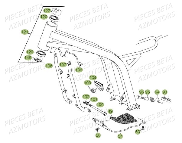 CHASSIS_DU_N_SERIE_200001_A_200335 BETA Pièces BETA REV 80 - [2010-2011]