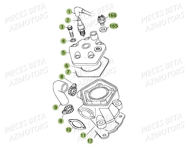 CYLINDRE BETA Pièces BETA REV 80 - [2013]