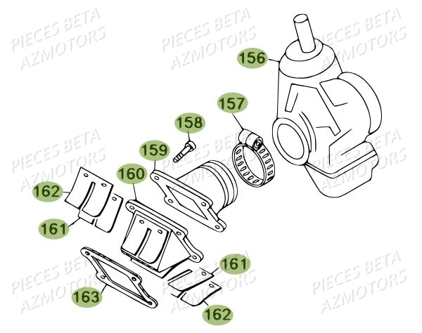 CARBURATEUR AZMOTORS REV 80 14