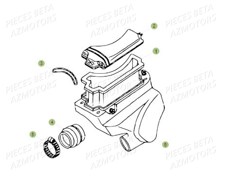 Filtre A Air BETA Pièces BETA REV 80 - (2015)