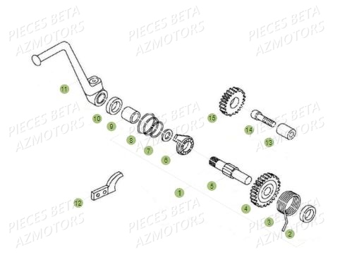 Kick Starter BETA Pièces BETA REV 80 - (2015)