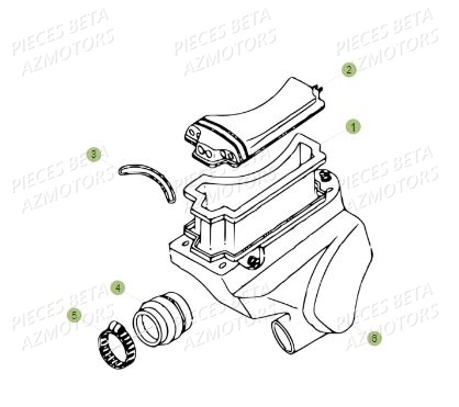 Filtre A Air BETA Pièces BETA REV 80 - (2016)