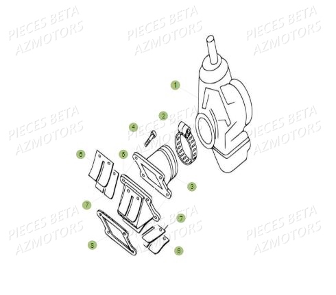 Carburateur BETA Pièces BETA REV 80 - (2017)