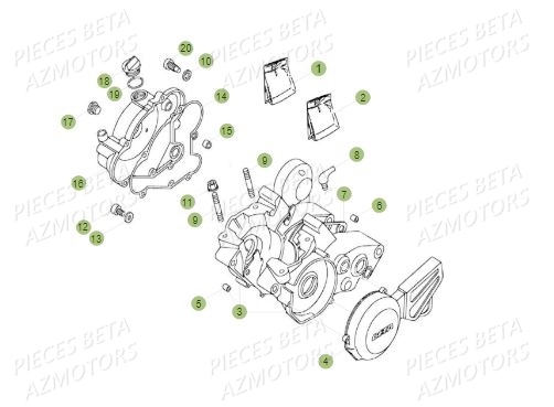 Carter BETA Pièces BETA REV 80 - (2017)