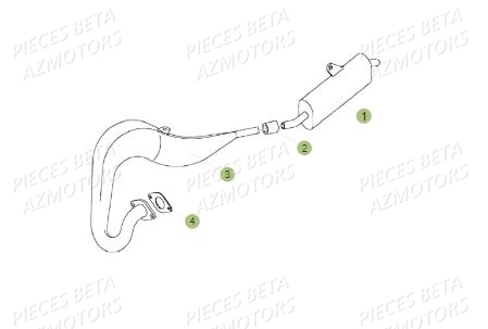Echappement BETA Pièces BETA REV 80 - (2017)