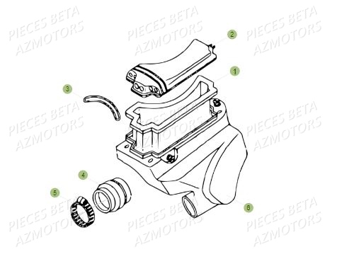 Filtre A Air BETA Pièces BETA REV 80 - (2017)