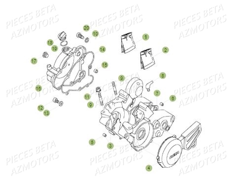 Carter BETA Pièces BETA REV 80 - (2018)