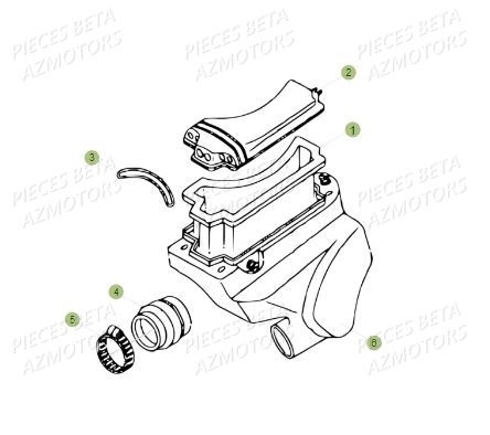 Filtre A Air BETA Pièces BETA REV 80 - (2018)