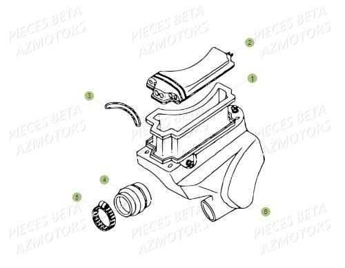Filtre A Air BETA Pièces BETA REV 80 - (2019)