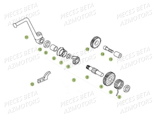 Kick Starter BETA Pièces BETA REV 80 - (2019)