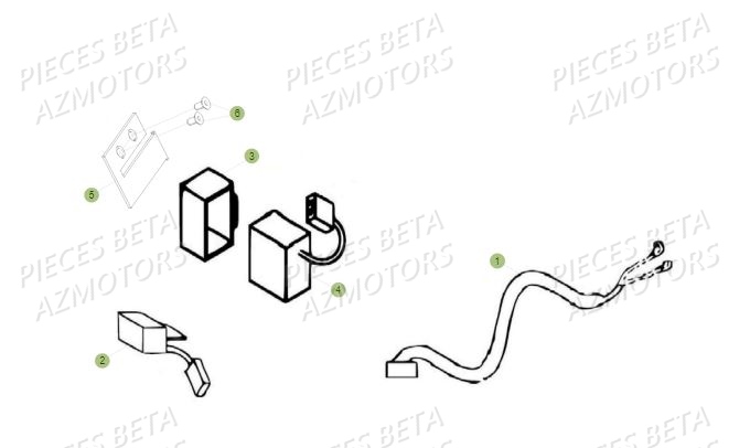 Equipement Electrique BETA Pièces BETA REV 80 JUNIOR - (2015)