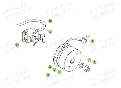 Allumage BETA Pièces BETA REV 80 JUNIOR - (2016)