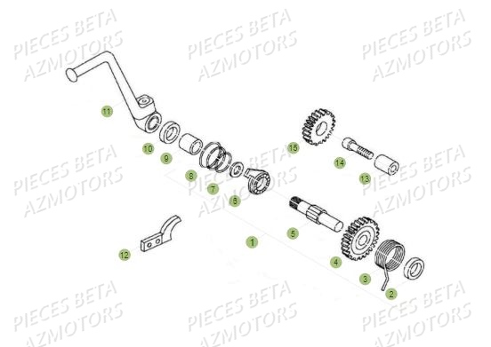 Kick Starter BETA Pièces BETA REV 80 JUNIOR - (2016)