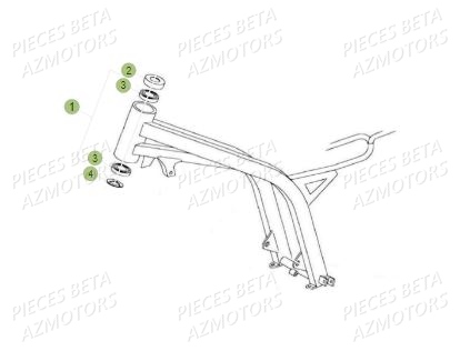 Chassis BETA Pièces BETA REV 80 JUNIOR - (2017)