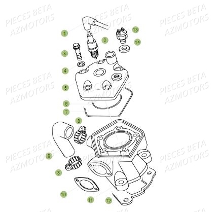 CYLINDRE BETA Pièces BETA REV 80 JUNIOR - [2017]