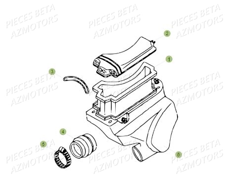 FILTRE A AIR BETA REV 80 JUNIOR 17